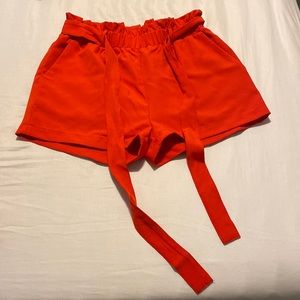 Red shorts